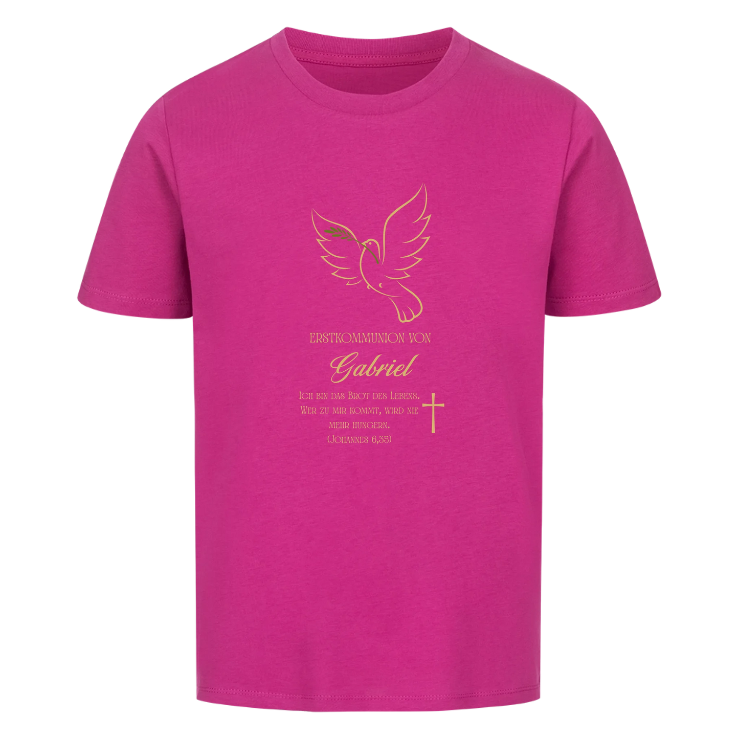 Personalisiertes Kinder Shirt - Zur Erstkommunion