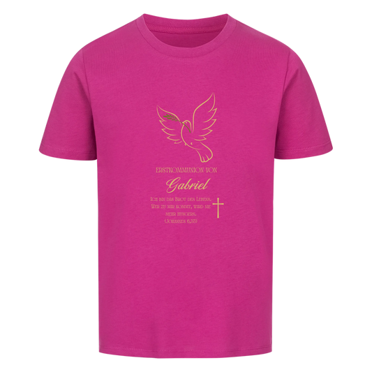 Personalisiertes Kinder Shirt - Zur Erstkommunion