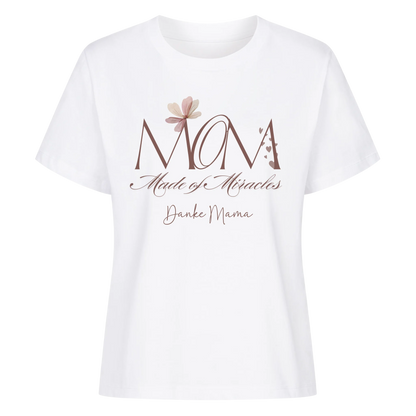 Personalisiertes Damen Premium Shirt - MOM (Made of Miracles)