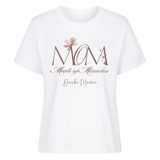 Personalisiertes Damen Premium Shirt - MOM (Made of Miracles)