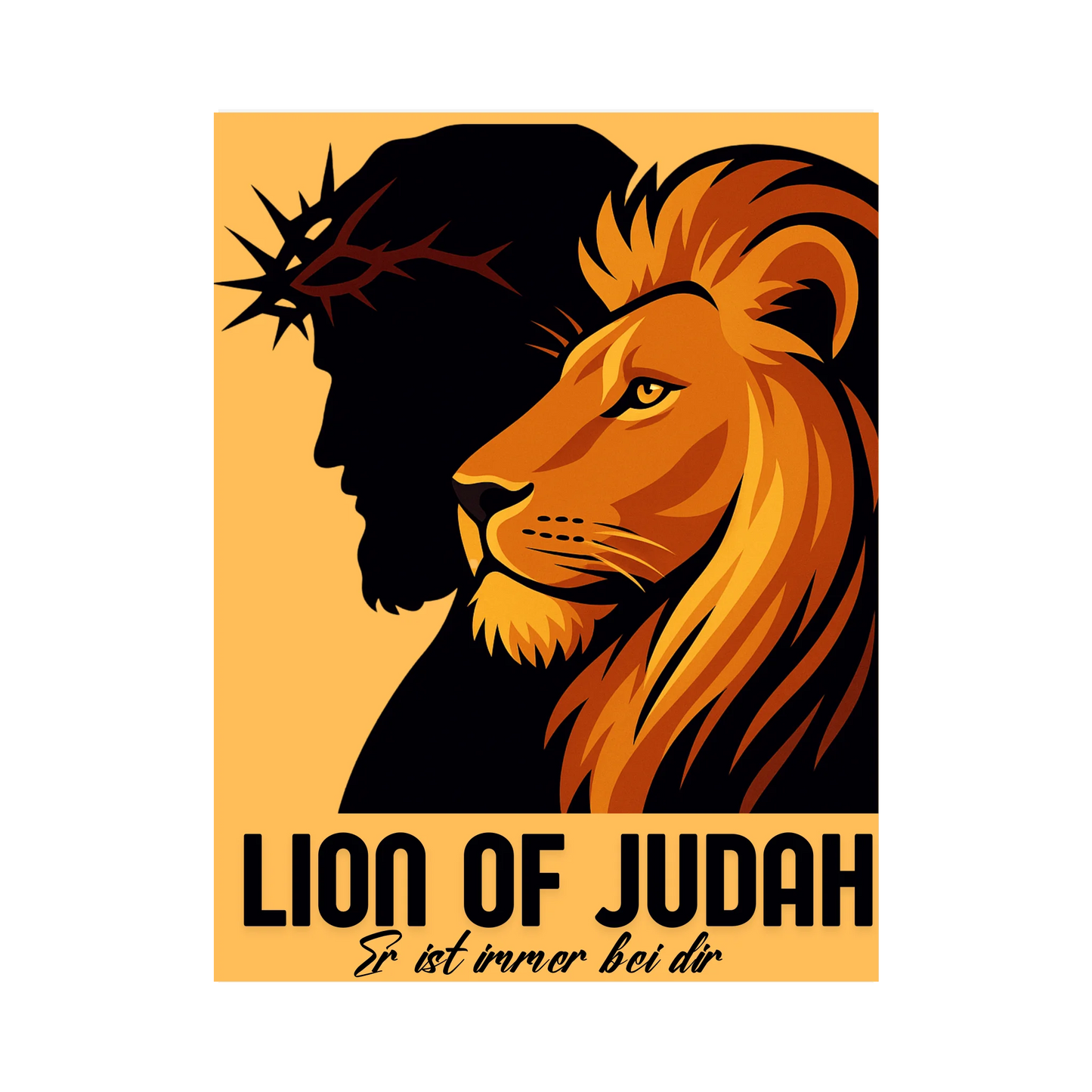 Personalisiertes Poster - Lion of Judah