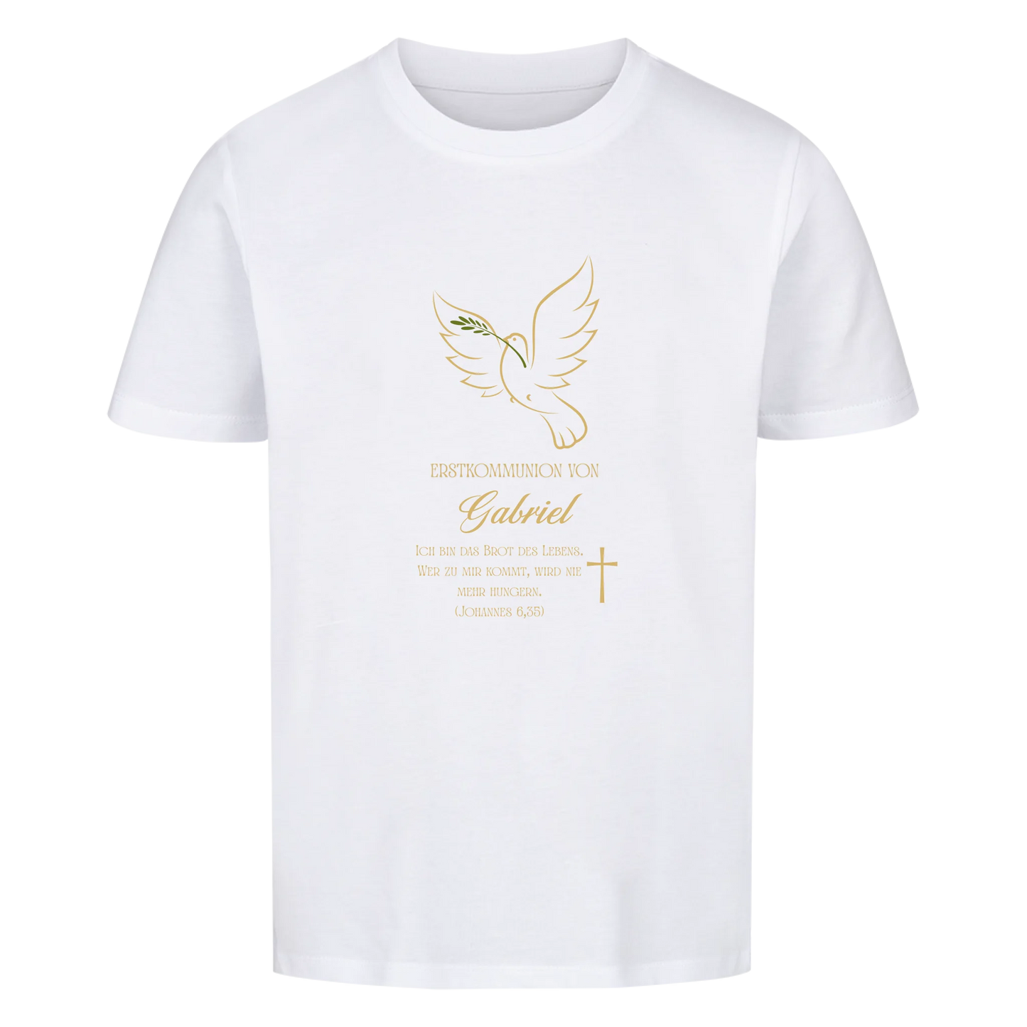 Personalisiertes Kinder Shirt - Zur Erstkommunion