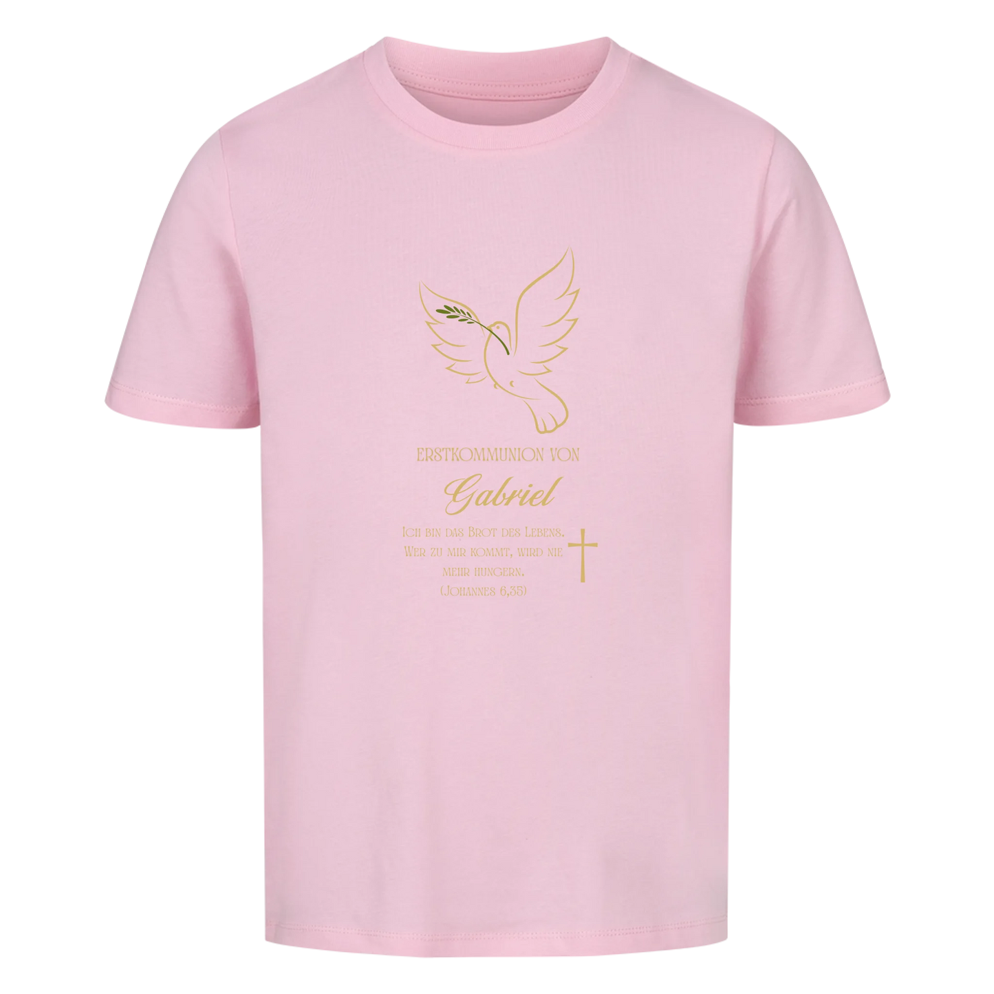 Personalisiertes Kinder Shirt - Zur Erstkommunion