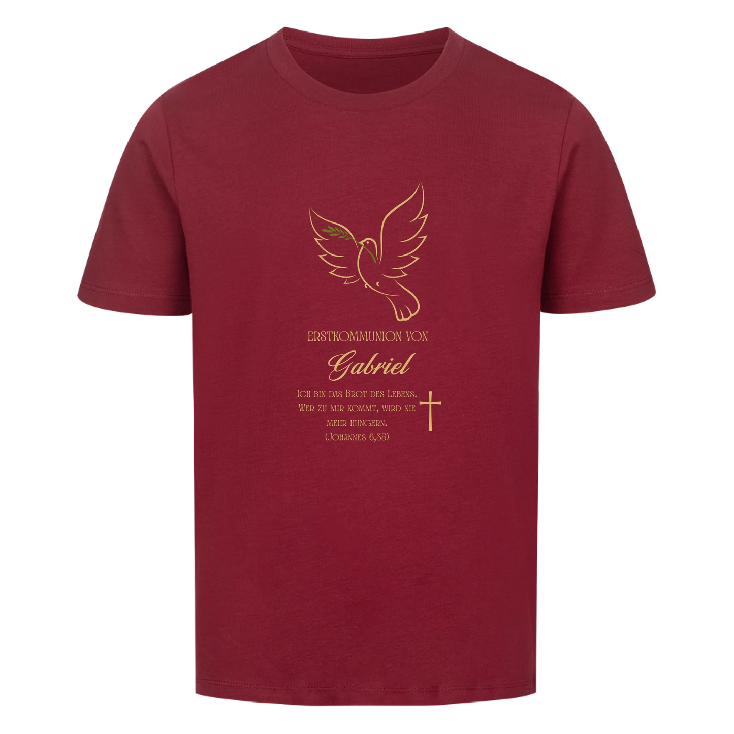 Personalisiertes Kinder Shirt - Zur Erstkommunion